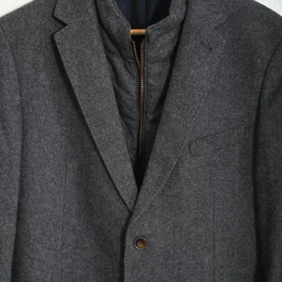 Bugatti gray tweed wool jacket sport coat Men's EUR 50 US M